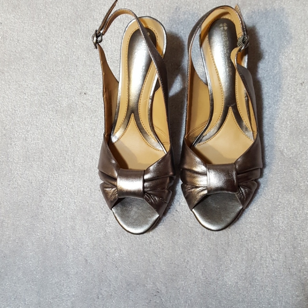 Naturalizer N5 Comfort Lolita Pewter Sandals 7.5 M